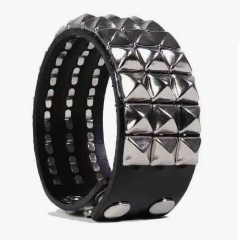 Small Pyramid 3 Row Bracelet